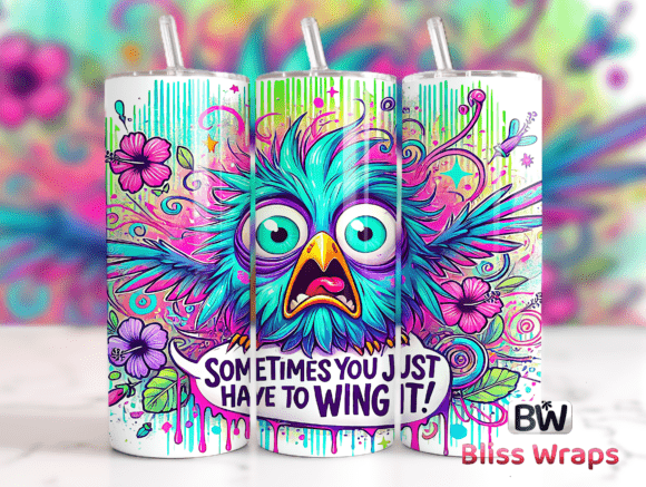 Download Sarcastic Funny Bird Tumbler Wrap Png - Premium Resources