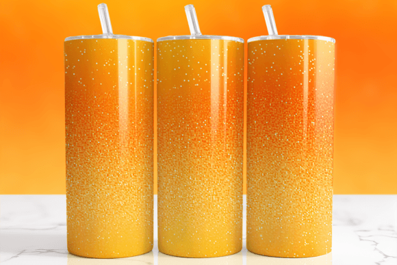 Download Orange Ombre Glitter Tumbler Wrap - Glitter tumbler wrap Collection