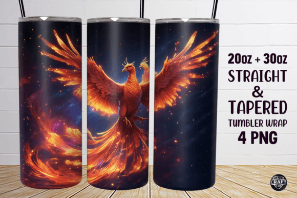 Download Phoenix Bird Tumbler Wrap 20oz Skinny - Bird tumbler wrap Collection