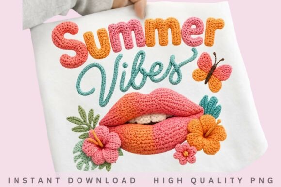 Download Summer Vibes PNG, Tropical Lips - Summer vibes Collection