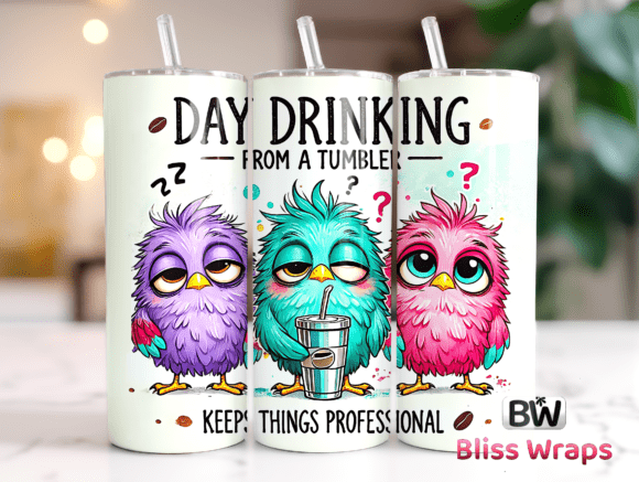Download Sarcastic Funny Bird Tumbler Wrap Png - Premium Resources