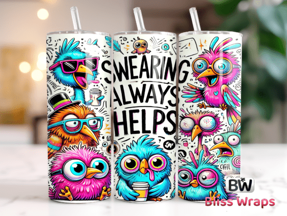 Download Bird Tumbler Wrap Sublimation - Premium Resources